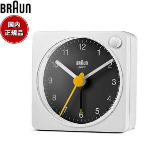 BRAUN ブラウン アラームクロック BC02XWB アナログ 目覚まし時計 置時計 Alarm Clock 57mm ホワイト ブラック