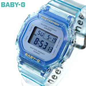 BABY-G カシオ ベビーG レディース デジタル 腕時計 BGD-565SJ-2JF ブルー シースルーデザイン