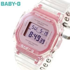 BABY-G カシオ ベビーG レディース デジタル 腕時計 BGD-565SJ-7JF ピンク シースルーデザイン