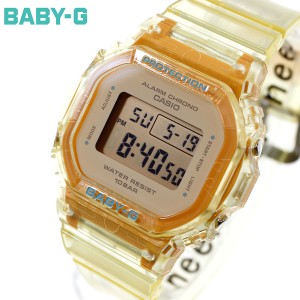 BABY-G カシオ ベビーG レディース デジタル 腕時計 BGD-565SJ-9JF イエロー シースルーデザイン