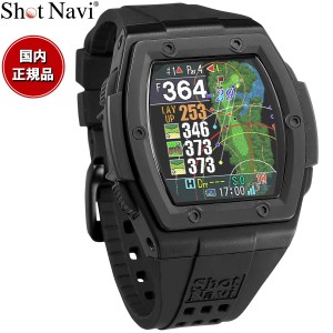 ショットナビ Shot Navi Crest2 クレスト2 腕時計型 GPS ゴルフナビ 距離測定器 距離計測器 ブラック