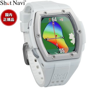 ショットナビ Shot Navi Crest2 クレスト2 腕時計型 GPS ゴルフナビ 距離測定器 距離計測器 ホワイト