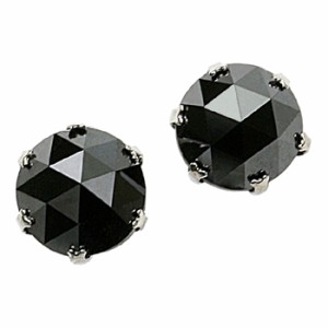 ブラックダイヤモンド ピアス 0.3カラット 0.3ct プラチナ DAPE12PKNC UGL鑑別カード付