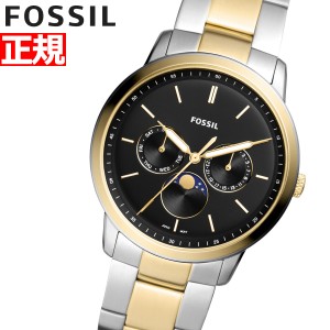 フォッシル FOSSIL 腕時計 メンズ NEUTRA MOONPHASE FS5906 ムーンフェイズ ブラック ゴールド シルバー ステンレス