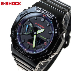 G-SHOCK アナデジ メンズ 限定モデル 腕時計 カシオ CASIO Gショック GA-2100RGB-1AJF Virtual Rainbow:Gamer’s RGB