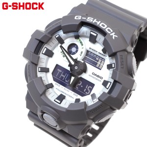 G-SHOCK アナデジ メンズ 腕時計 カシオ CASIO GA-700HD-8AJF HIDDEN GLOW Series グレー