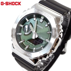 G-SHOCK カシオ Gショック CASIO アナデジ 腕時計 メンズ GBM-2100A-1A3JF グリーン メタルカバー