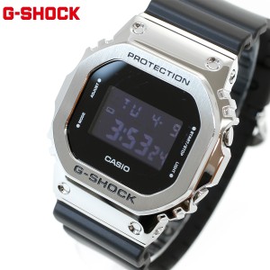 G-SHOCK デジタル カシオ Gショック CASIO 腕時計 メンズ GM-5600U-1JF シルバー ブラック メタルカバー LEDバックライト