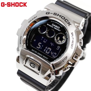 G-SHOCK デジタル カシオ Gショック CASIO 腕時計 メンズ GM-6900U-1JF ブラック シルバー メタルカバー LEDバックライト