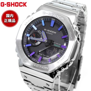 G-SHOCK カシオ Gショック CASIO GM-B2100PC-1AJF タフソーラー フルメタル ブラック 腕時計 メンズ スマートフォンリンク レインボーカ