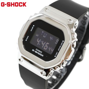 G-SHOCK カシオ Gショック CASIO デジタル 腕時計 メンズ レディース GM-S5600U-1JF ブラック シルバー メタルカバー コンパクトサイズ L