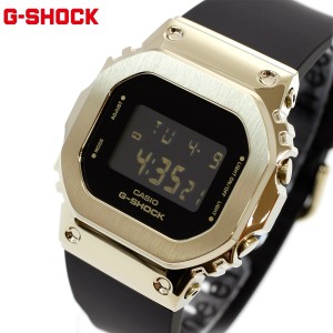 G-SHOCK カシオ Gショック CASIO デジタル 腕時計 メンズ レディース GM-S5600UGB-1JF ブラック ゴールド メタルカバー コンパクトサイズ