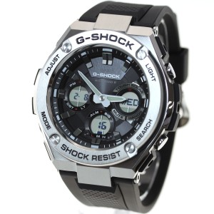 カシオ Gショック Gスチール CASIO G-SHOCK G-STEEL 電波 ソーラー 電波時計 腕時計 メンズ アナデジ GST-W110-1AJF