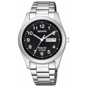 シチズン レグノ CITIZEN REGUNO ソーラーテック 腕時計 メンズ スタンダード チタニウムモデル KM1-415-53