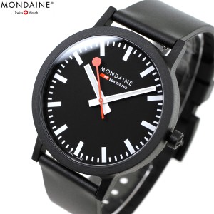 モンディーン MONDAINE 腕時計 メンズ レディース エッセンス 41mm ブラックダイヤル essence MS1.41120.RB