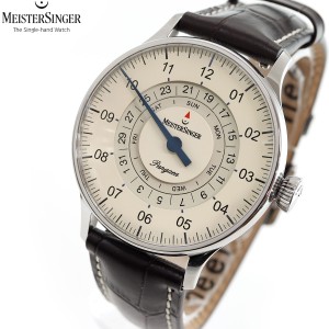 マイスタージンガー MeisterSinger パンゲア デイデイト アイボリー 40mm Pangaea Day Date Ivory 自動巻き 腕時計 メンズ PDD903