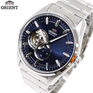 オリエント 腕時計 メンズ 自動巻き ORIENT コンテンポラリー セミスケルトン RN-AR0002L