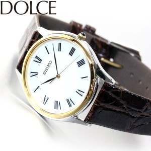 セイコー ドルチェ＆エクセリーヌ 腕時計 薄型ペア SEIKO DOLCE&EXCELINE ホワイト SACM152