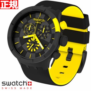 swatch スウォッチ 腕時計 メンズ レディース オリジナルズ ビックボールド クロノ チェックポイント・イエロー Originals Big Bold Chro