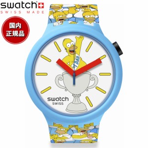 swatch スウォッチ ザ・シンプソンズ コラボモデル THE SIMPSIONS BEST. DAD. EVER. 腕時計 メンズ レディース SB05Z100