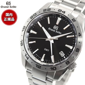 グランドセイコー 9Fクオーツ GMT SBGN027 メンズ 腕時計 ブラック GRAND SEIKO 9F86 スポーツコレクション