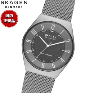 スカーゲン SKAGEN 腕時計 メンズ GRENEN SOLAR POWERED グレネン ソーラーパワー SKW6836 チャコール ステンレス メッシュ