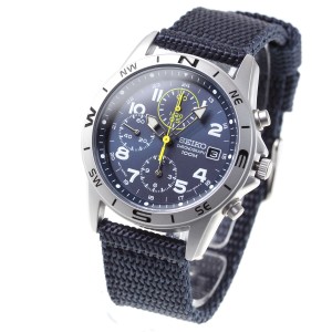 セイコー SEIKO 逆輸入 腕時計 ミリタリー クロノグラフ SND379P2 メンズ 腕時計