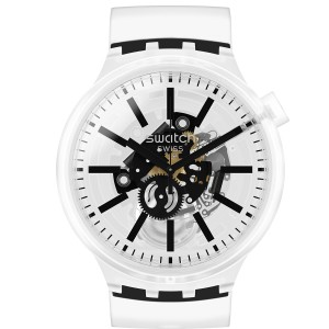 swatch スウォッチ 腕時計 メンズ レディース オリジナルズ ビックボールド ブラックインジェリー Originals Big Bold BLACKINJELLY SO27