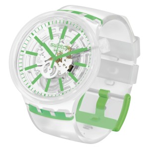 swatch スウォッチ 腕時計 メンズ レディース オリジナルズ ビックボールド グリーンインジェリー Originals Big Bold GREENINJELLY SO27