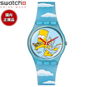 swatch スウォッチ ザ・シンプソンズ コラボモデル The Simpsons ANGEL BART SO28Z115 腕時計 メンズ レディース