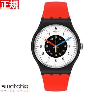 swatch スウォッチ 腕時計 SO32B401 メンズ レディース オリジナルズ ルージュ＆ノアール ニュー・ジェント 1984 RELOADED ROUGE ＆ NOIR