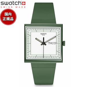 swatch スウォッチ WHAT IF...GREEN? 腕時計 メンズ レディース SO34G700 BIOCERAMIC WHAT IF? グリーン ホワイト