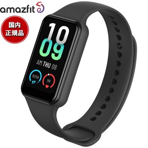 アマズフィット AMAZFIT スマートウォッチ Band 7 ブラック 腕時計 メンズ レディース 健康管理 心拍計 血中酸素 android対応 SP170049C0