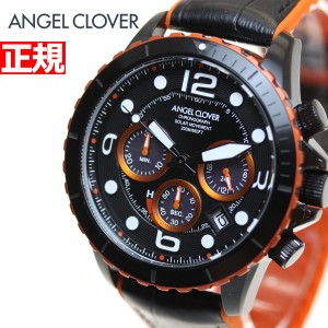 エンジェルクローバー ANGEL CLOVER ソーラー 腕時計 メンズ タイムクラフトダイバー TIME CRAFT DIVER クロノグラフ TCD45BK-BK