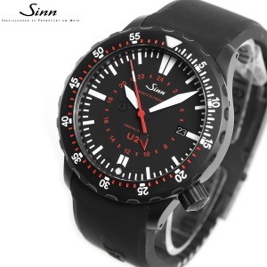 Sinn ジン U2.S（EZM5） 自動巻き 腕時計 メンズ Diving Watches ダイバーズウォッチ シリコンストラップ ドイツ製