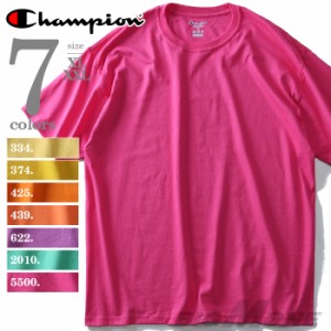 【大きいサイズ】【メンズ】Champion(チャンピオン) 無地半袖Tシャツ【USA直輸入】ct1000