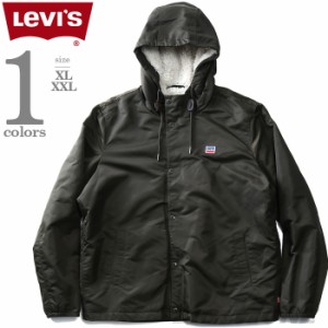 大きいサイズ メンズ LEVI'S リーバイス フード付 裏ボア コーチ ジャケット USA直輸入 lm8rn432