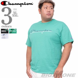 大きいサイズ メンズ Champion チャンピオン プリント 半袖 Tシャツ USA直輸入 gt23h