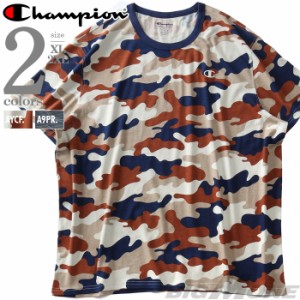 大きいサイズ メンズ Champion チャンピオン カモフラ柄 半袖 Tシャツ 迷彩 USA直輸入 t8754p