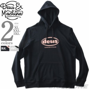 大きいサイズ メンズ DEUS EX MACHINA デウス エクス マキナ スウェット 裏起毛 プルオーバー パーカー CLUB HOODIE USA直輸入 dmf208131