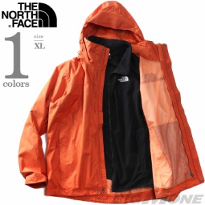 大きいサイズ メンズ THE NORTH FACE ノースフェイス 3WAY フーデッド ブルゾン マウンテンパーカー EVOLVE II TRICLIMATER JACKET USA直