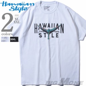 大きいサイズ メンズ HAWAIIAN STYLE ハワイアンスタイル LOCAL MOTION ローカルモーション 半袖 プリント Tシャツ USA直輸入 mts19307