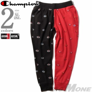 大きいサイズ メンズ Champion チャンピオン 総柄 リバースウィーブ ジョガーパンツ スウェット パンツ REVERSE WEAVE JOGGERS USA直輸入