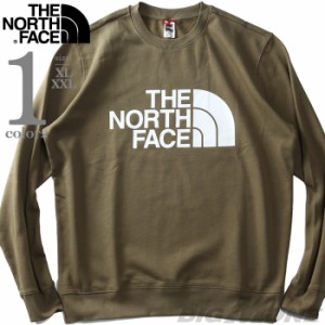 大きいサイズ メンズ THE NORTH FACE ノースフェイス ロゴプリント クルーネック トレーナー STANDARD CREW USA直輸入 nf0a4m7w-37u