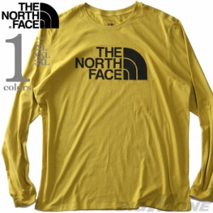 大きいサイズ メンズ THE NORTH FACE ノースフェイス プリント 長袖 Tシャツ ロンT HALF DOME TEE USA直輸入 nf0a4aak-81u