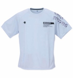 大きいサイズ メンズ DESCENTE 半袖 Tシャツ アイスグレー 1278-3270-1 3L 4L 5L 6L