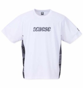 大きいサイズ メンズ DCSHOES 23 ST DRYFAST DCSC 半袖 Tシャツ ホワイト 1278-3223-1 3L 4L 5L 6L