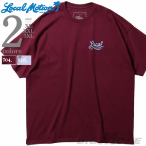 大きいサイズ メンズ LOCAL MOTION ローカルモーション 半袖 プリント Tシャツ USA直輸入 smt19401