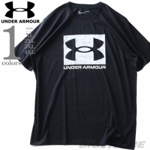 大きいサイズ メンズ UNDER ARMOUR アンダーアーマー ロゴプリント 半袖 Tシャツ ABC CAMO BOXED LOGO USA直輸入 1361673-001