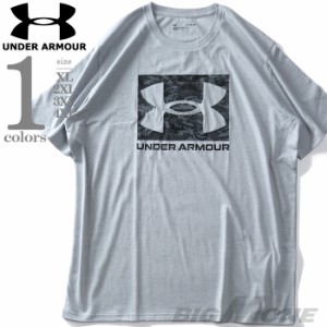 大きいサイズ メンズ UNDER ARMOUR アンダーアーマー ロゴプリント 半袖 Tシャツ ABC CAMO BOXED LOGO USA直輸入 1361673-011